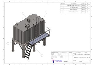 Metal fabrication Design Drawing