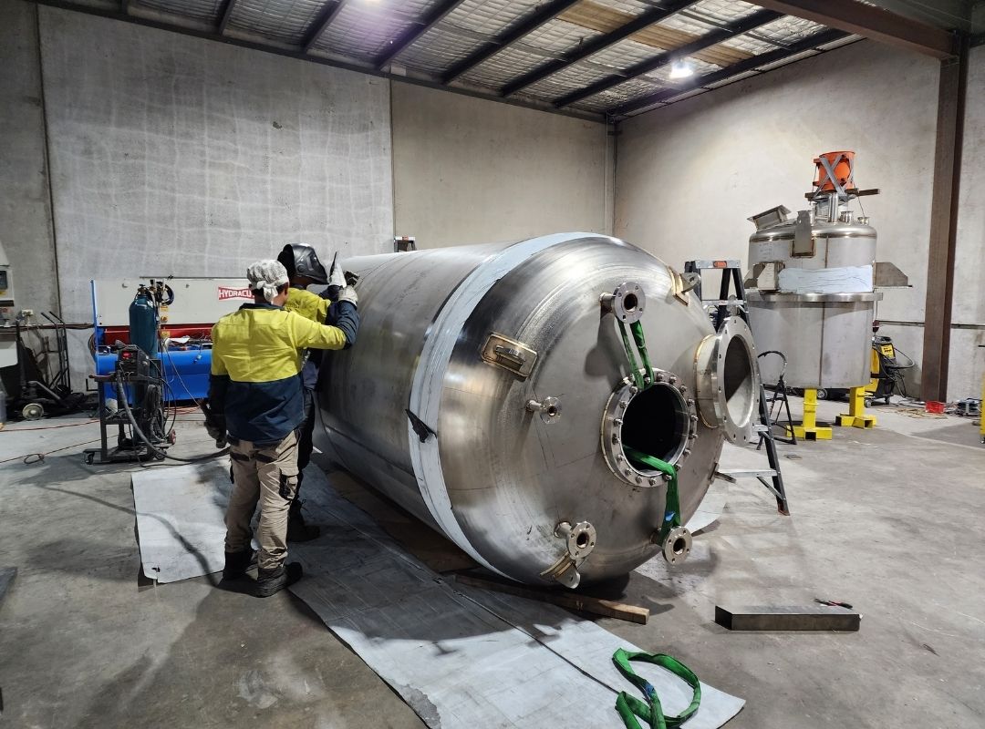 Custom Tank Fabrication at Topweld General Enginnering Pty Ltd