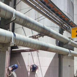 Fabrication of brewery process equipment including tanks and sanitary piping systems