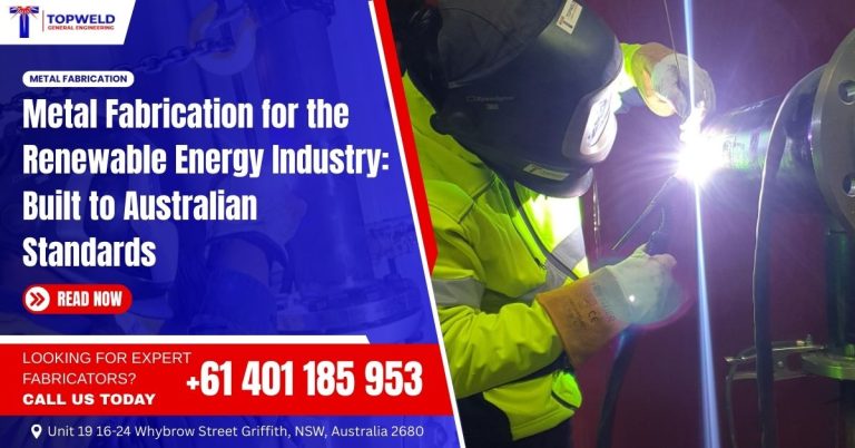 Industrial metal fabrication supporting renewable energy infrastructure and clean energy systems